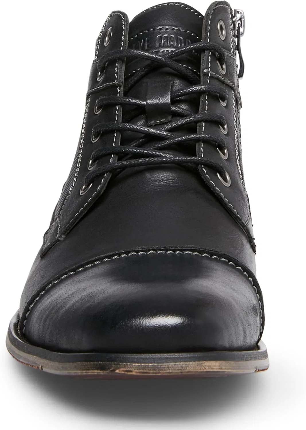 Мужские ботинки Steve Madden JotterCombat, Black Leather — фото 2