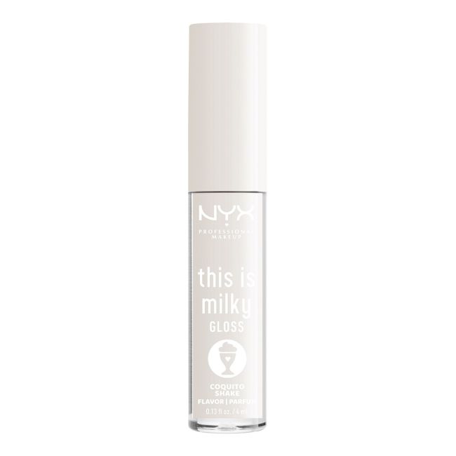 

Это молочный блеск для губ. NYX Professional Makeup, цвет coquito shake, 4 мл