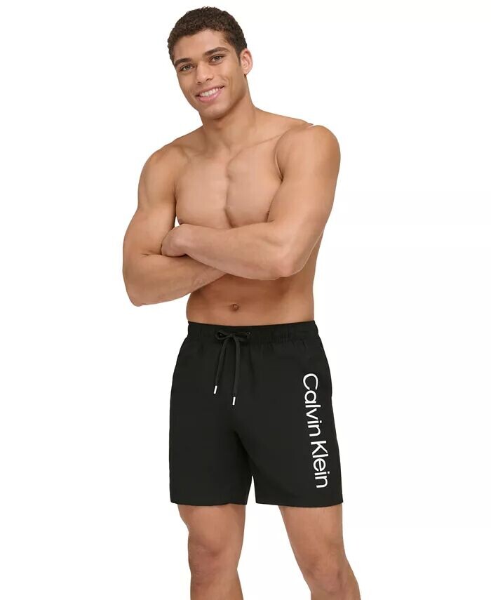 

Мужские плавки для волейбола Core 7 дюймов с логотипом Calvin Klein, черный