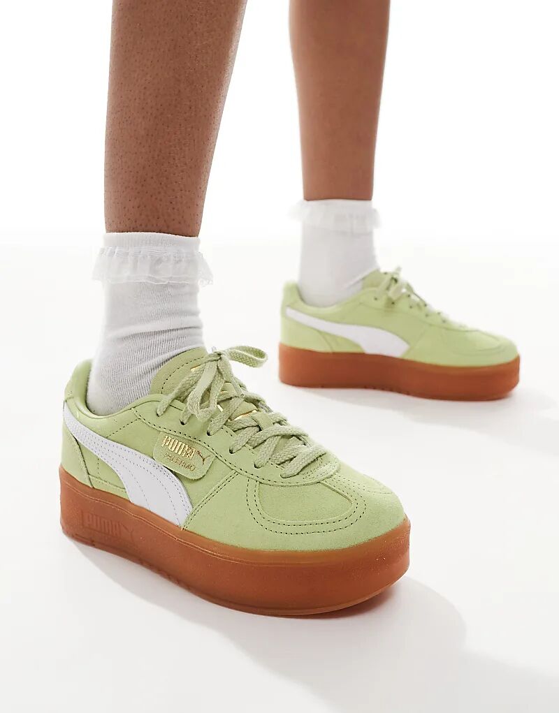 Фисташковые кроссовки Puma Palermo Eleveta