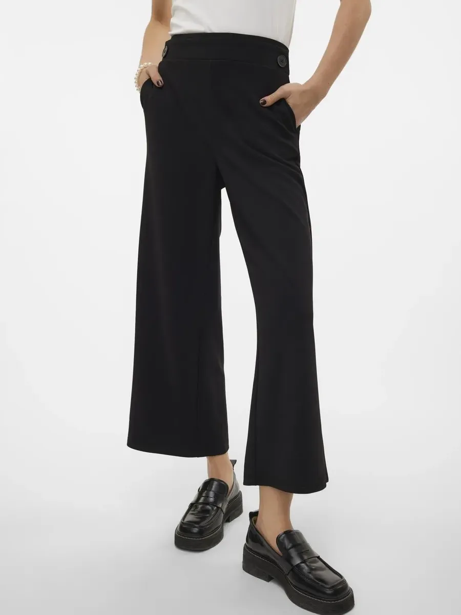 

Брюки Vero Moda 7/8 "VMLIVA HW WIDE 7/8 PANT NOOS", черный
