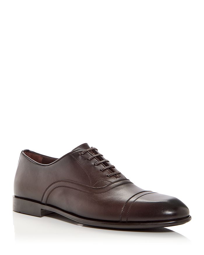 

Мужские оксфорды Cortez с кожаным мыском. FERRAGAMO, коричневый
