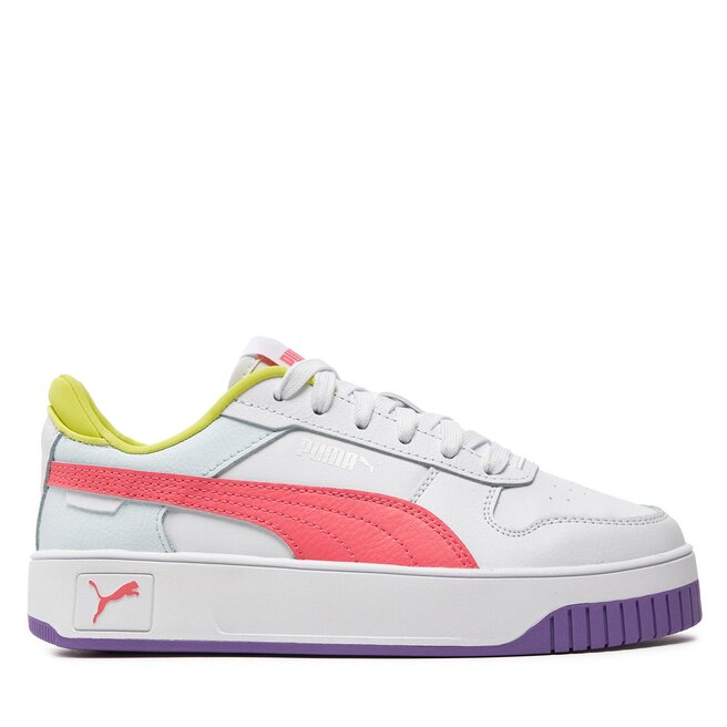 

Кроссовки Puma Carina Street Jr 393846-09 Puma White/Passionfruit/Puma Silver, белый