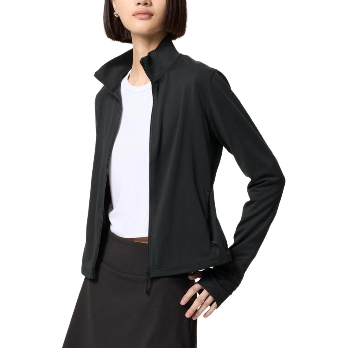 

UNIQLO Куртка AIRism Mesh Series женская черная, Black