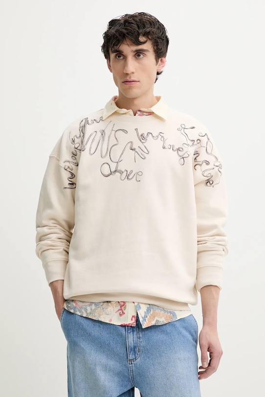 

Хлопковая толстовка SEAN Desigual, бежевый