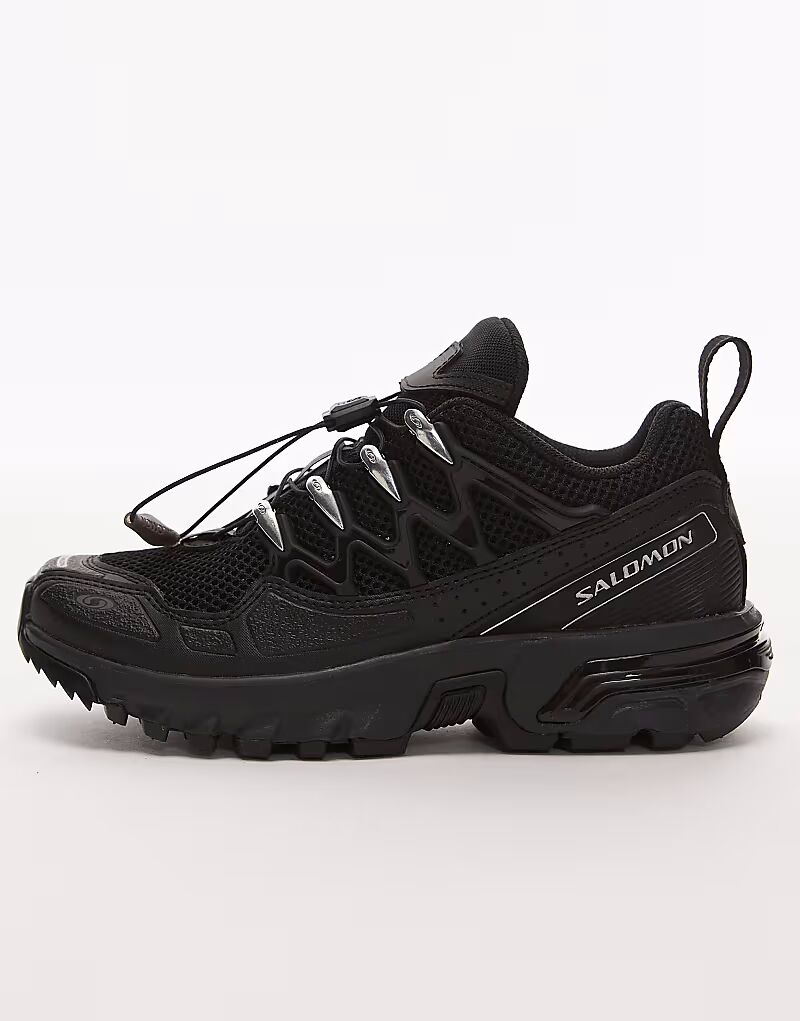 Кроссовки Salomon ACS + OG черного и серебристого цветов — фото 2