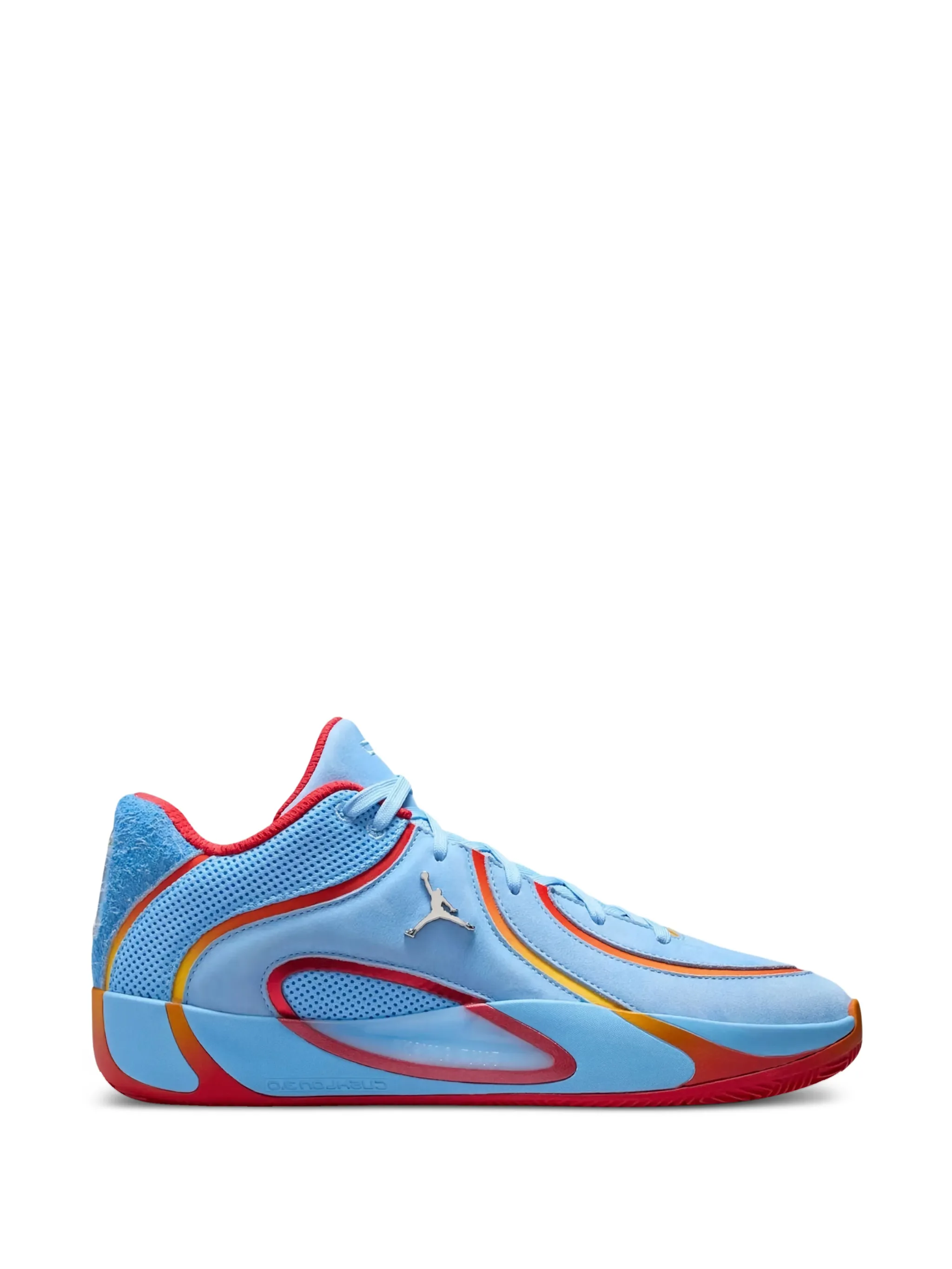 Кроссовки Tatum 4 & 11 на низком каблуке в стиле ретро "Jayson Tatum World Tour Pack" Jordan, синий — фото 3