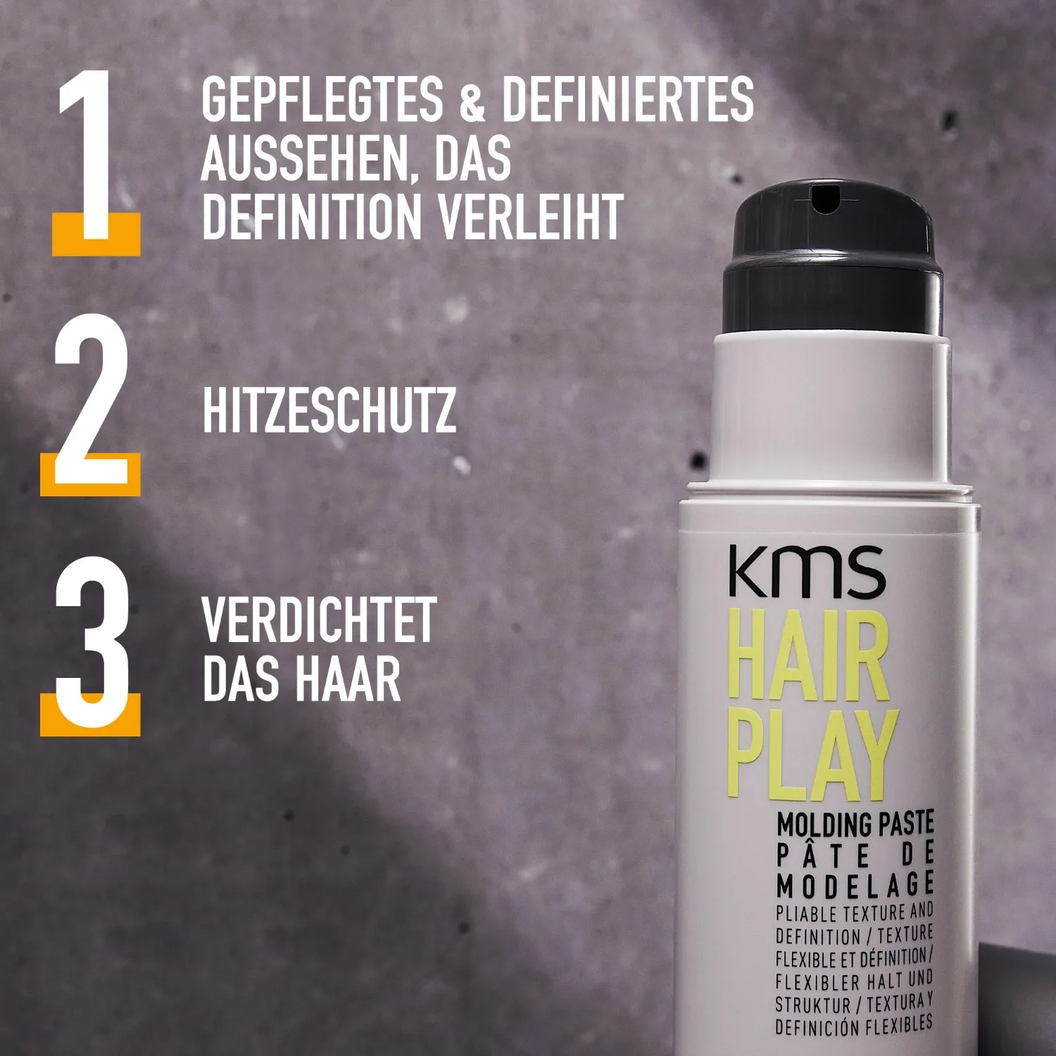 Формирующая паста для волос Haarcreme Hairplay Kms, 150 мл — фото 4