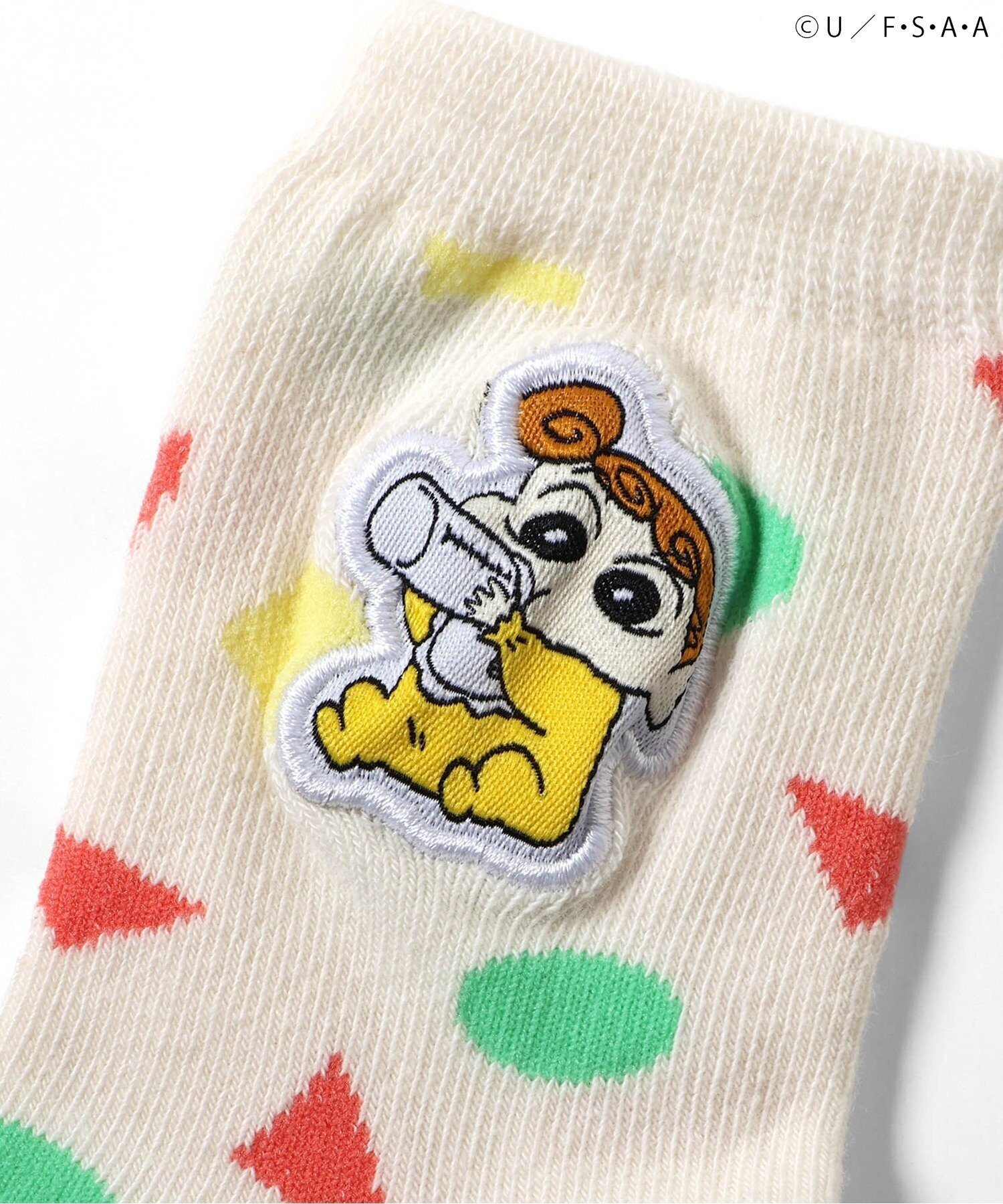 Эксклюзивные носки Crayon Shin-chan для интернет-магазина Apres les cours, Ivory — фото 2