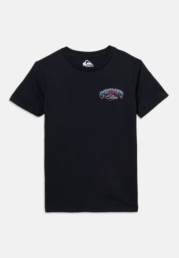Футболка унисекс с принтом «горизонт пальм». Quiksilver, Anthracite — фото 3