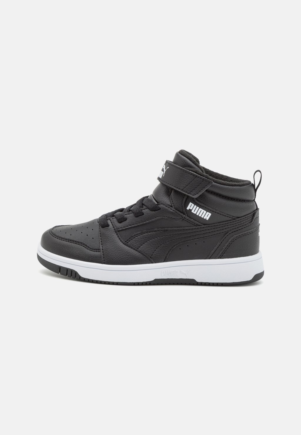 

Высокие кеды Rebound Mid Unisex Puma, цвет shadow gray/black/white