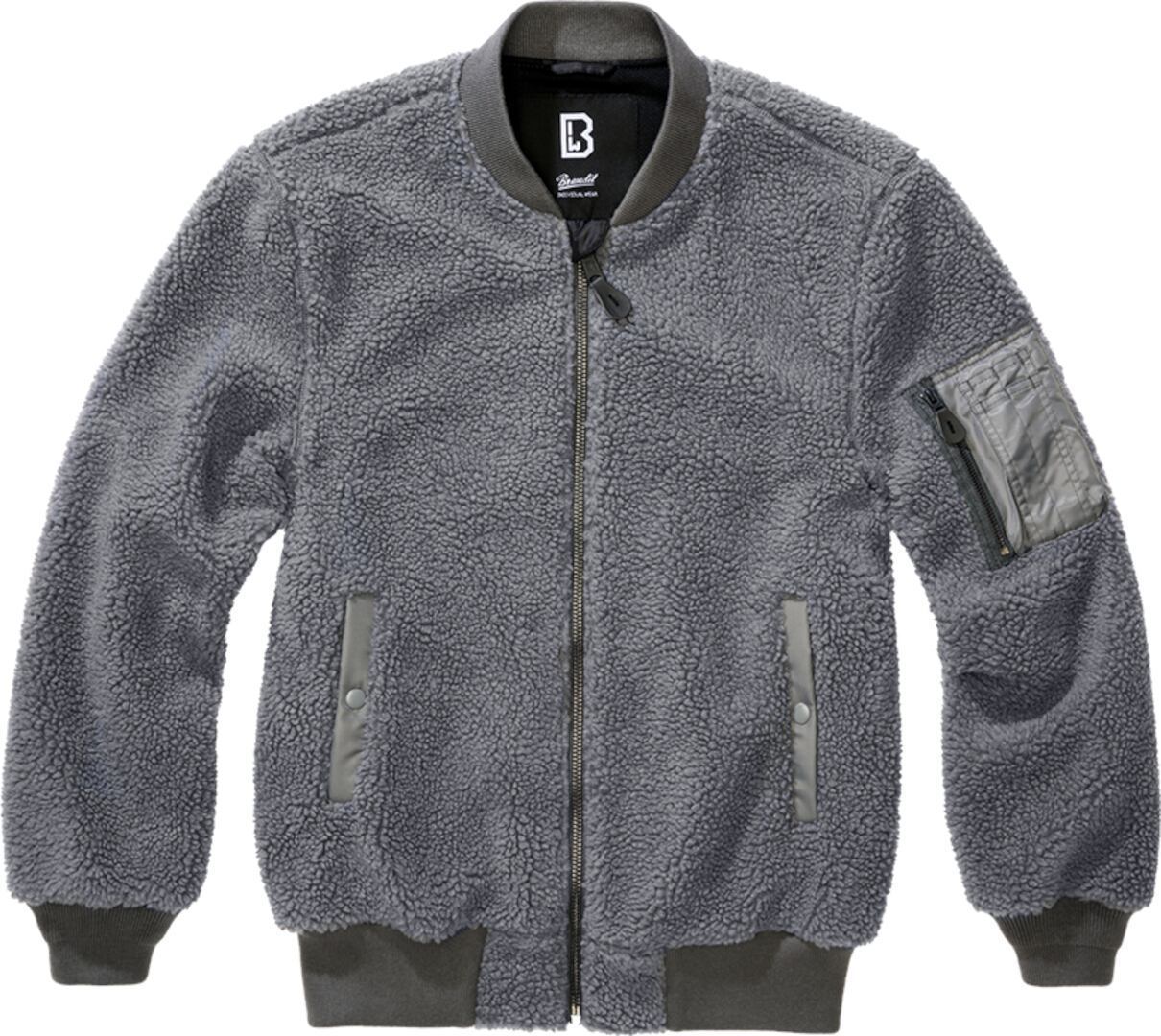 

Куртка Brandit MA1 Sherpa Teddy Fleece Jacket, антрацит