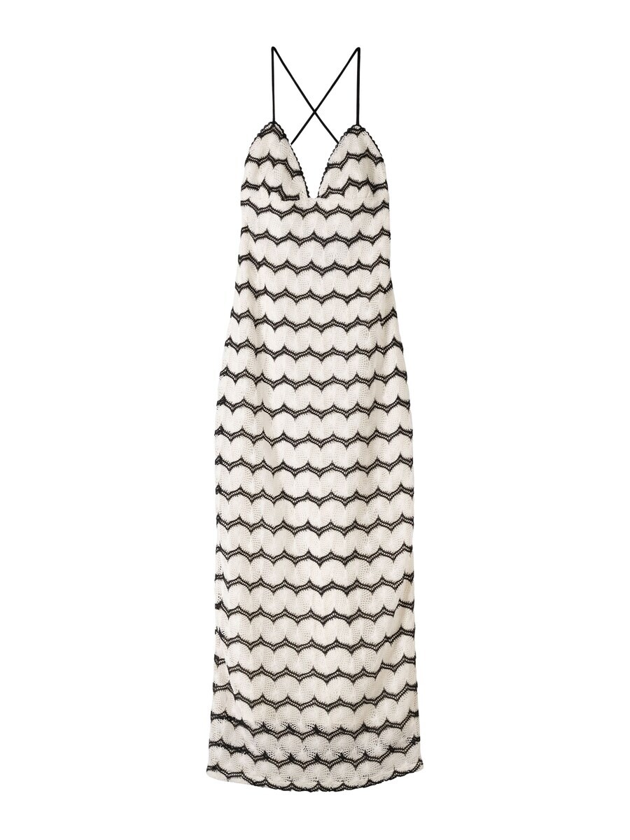 

Вязаное платье Bershka Knitted dress, белый