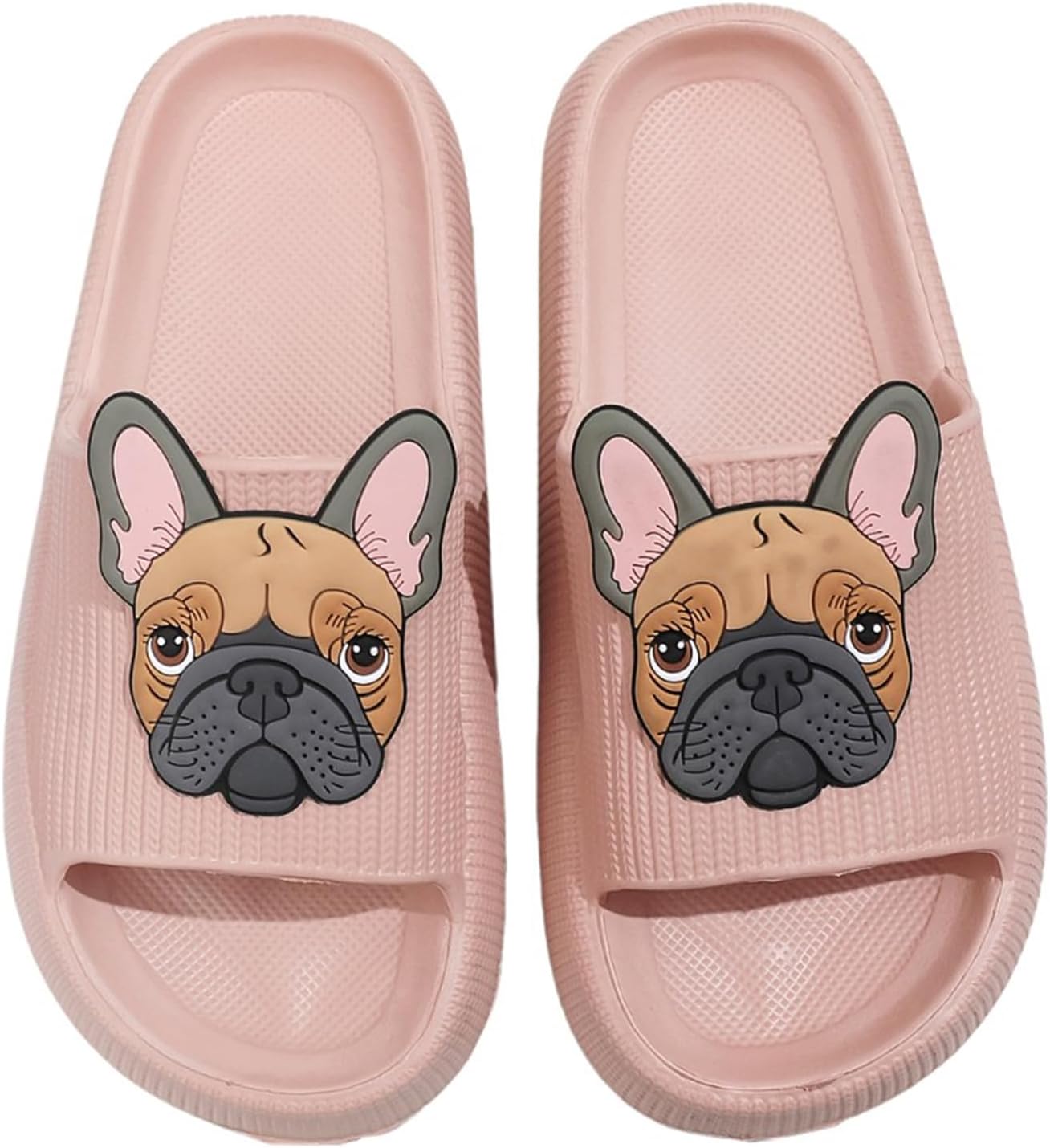 

Женские и мужские тапочки Cloud, шлепанцы для бассейна, душевые, пляжные сандалии, тапочки для ванной, с толстой подошвой, противоскользящие, удобные Nmhoo, розовый