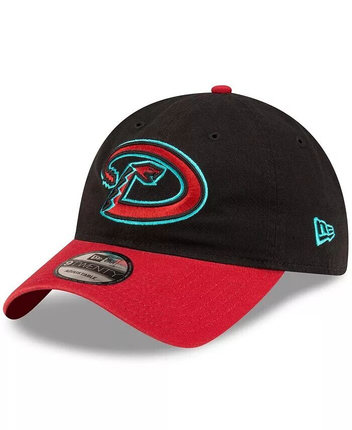

Мужская черная, красная Arizona Diamondbacks Road Replica Core Classic 9TWENTY Регулируемая кепка New Era