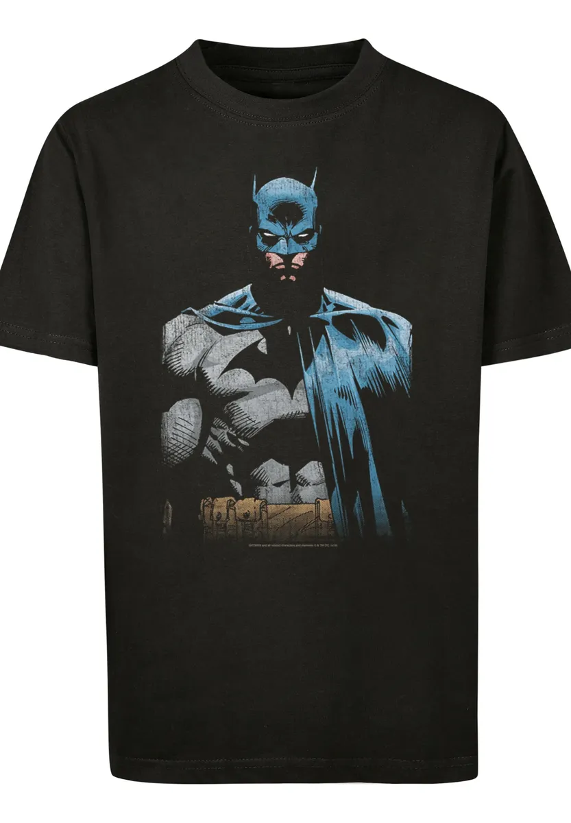 

F4NT4STIC Рубашка с коротким рукавом "F4NT4STIC Kids Batman Close Up with Kids Basic Tee", черный