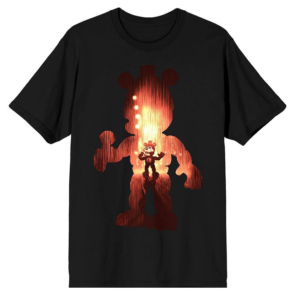 

Мужская футболка Five Nights at Freddy's Rocking Freddy Fazbear с рисунком Licensed Character, черный