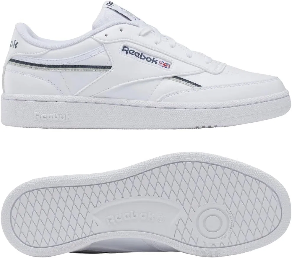 Мужские кроссовки Reebok Club C 85 Vgn, Ftwr Weiã E Tyre Blue F23 Steel Mist F23 — фото 2