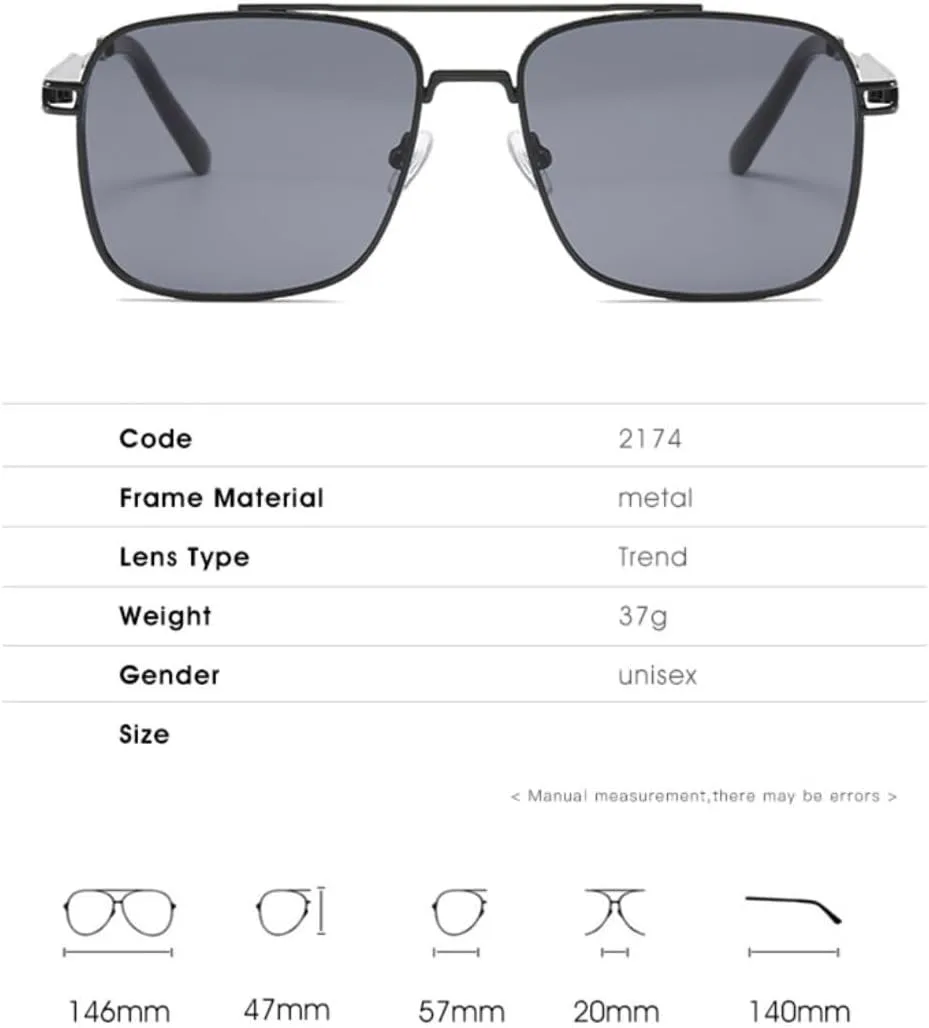 

Солнцезащитные очки с защитой UV400 | Металлические петли, градиентная расцветка | Для женщин и мужчин, для занятий спортом на открытом воздухе и вождения LXLHWN, Ylc