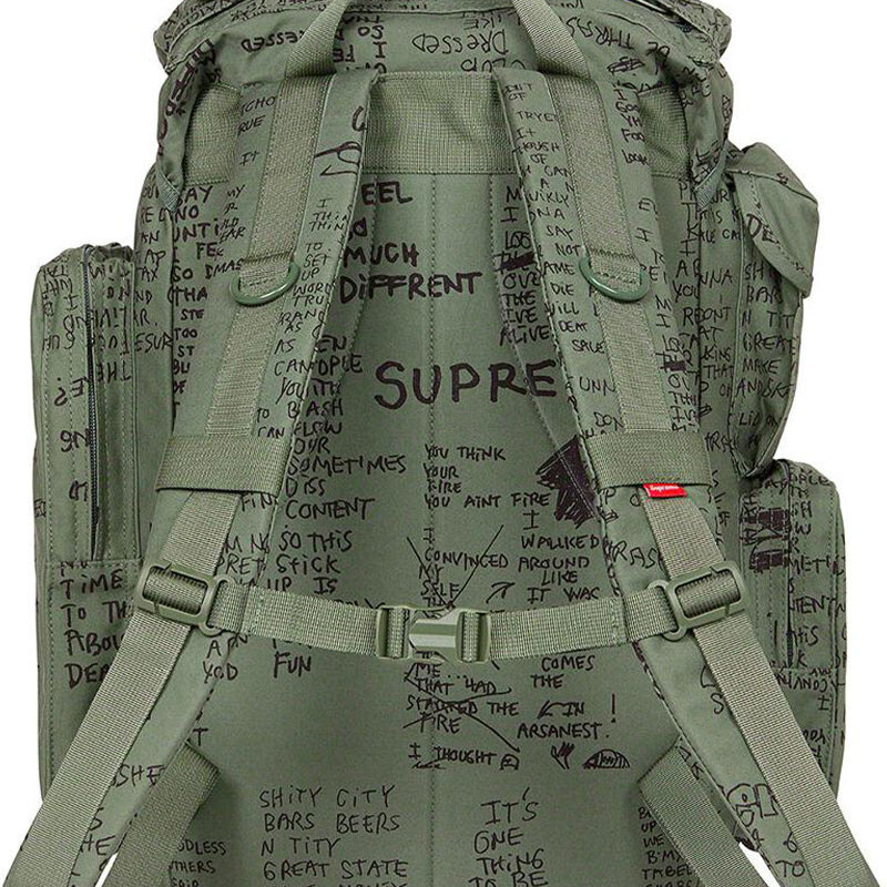 

Рюкзак Supreme унисекс, зеленый