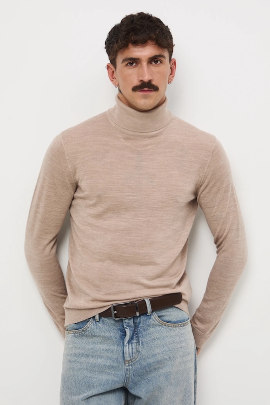 

Свитер из мериносовой шерсти Medicine, бежевый