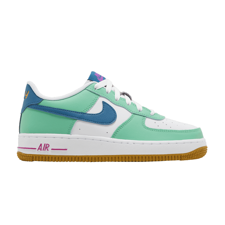

Кроссовки Nike Air Force 1 LV8 GS 'White Spring Green', зеленый