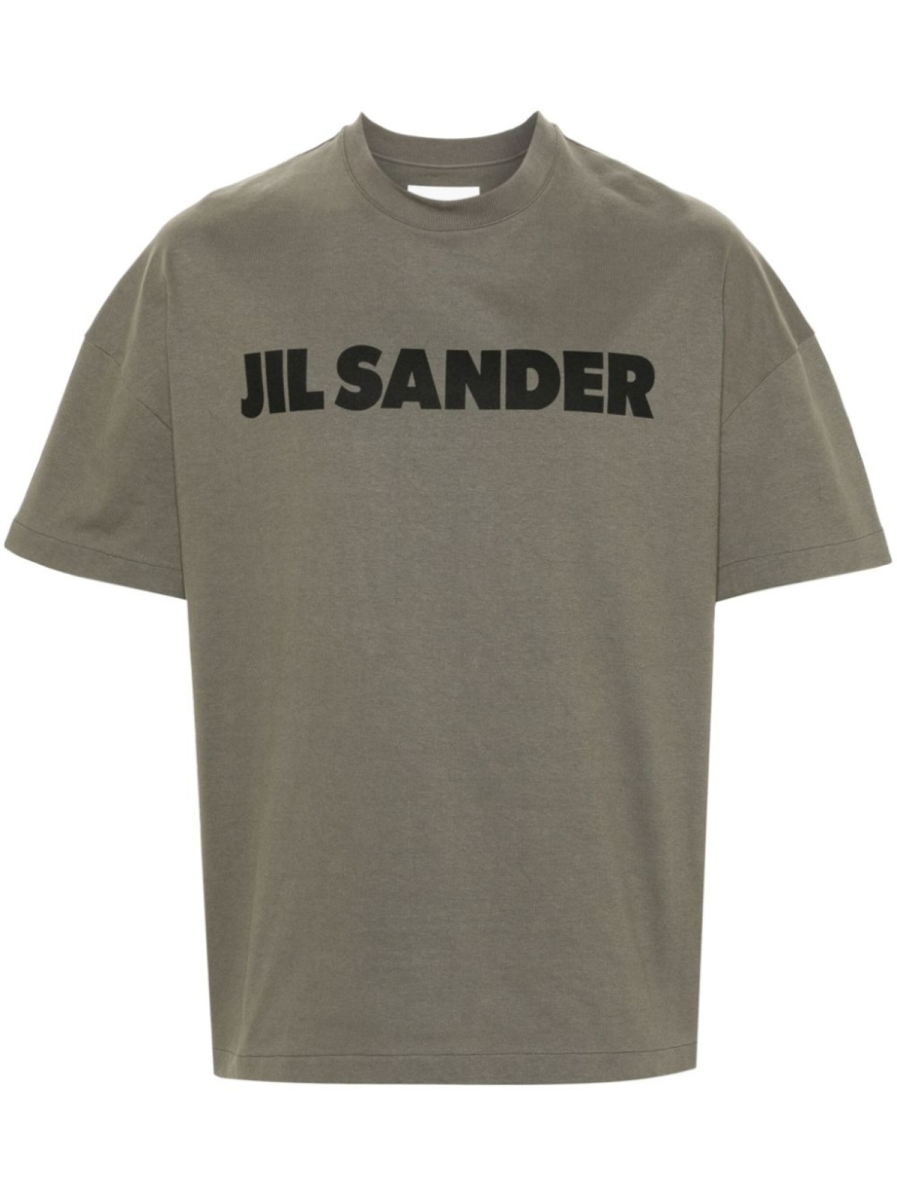 

Jil Sander футболка с логотипом, зеленый