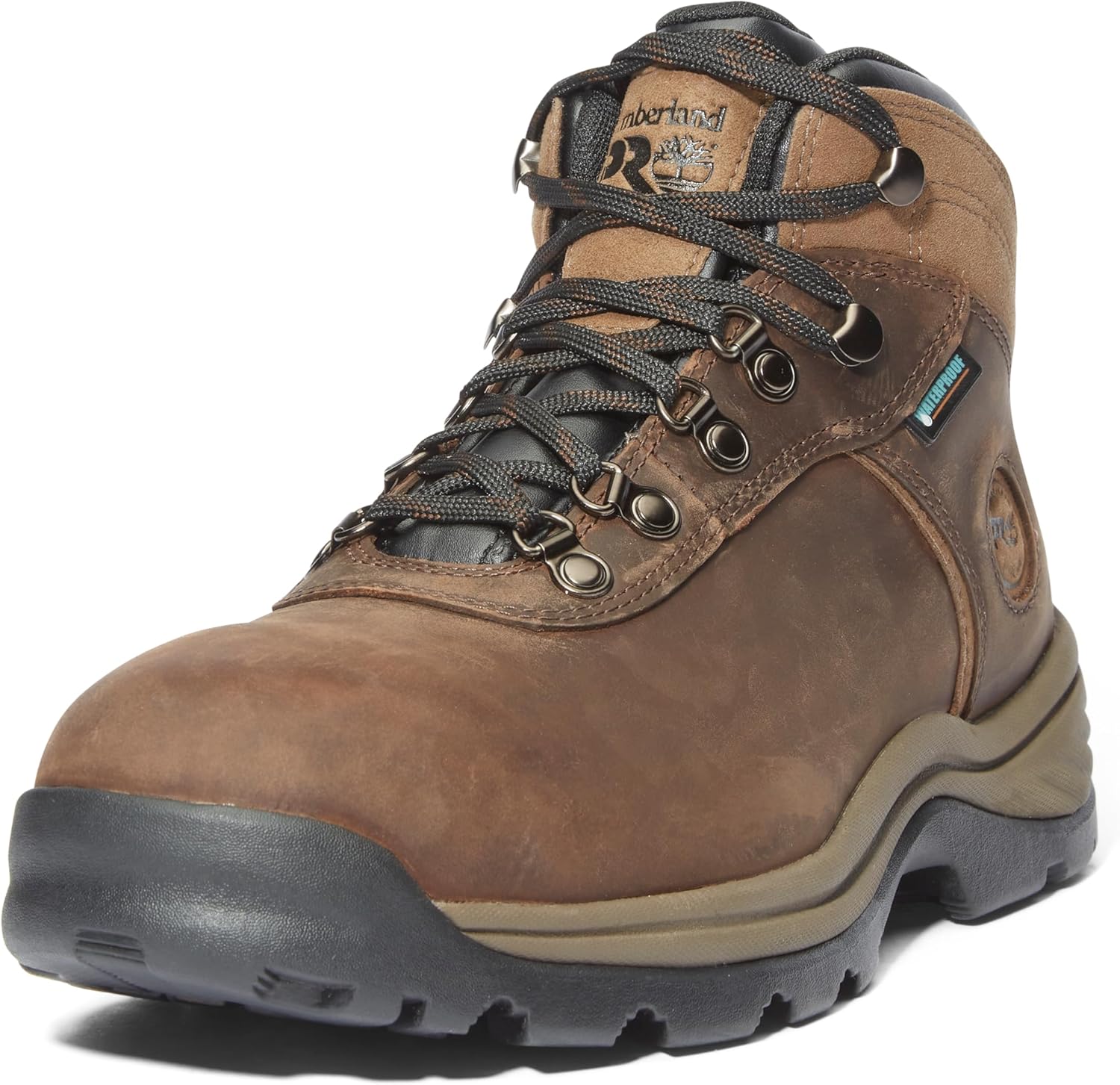 

Timberland PRO мужские рабочие ботинки Flume со стальным защитным носком, водонепроницаемые, для промышленности, Brown-2024 New