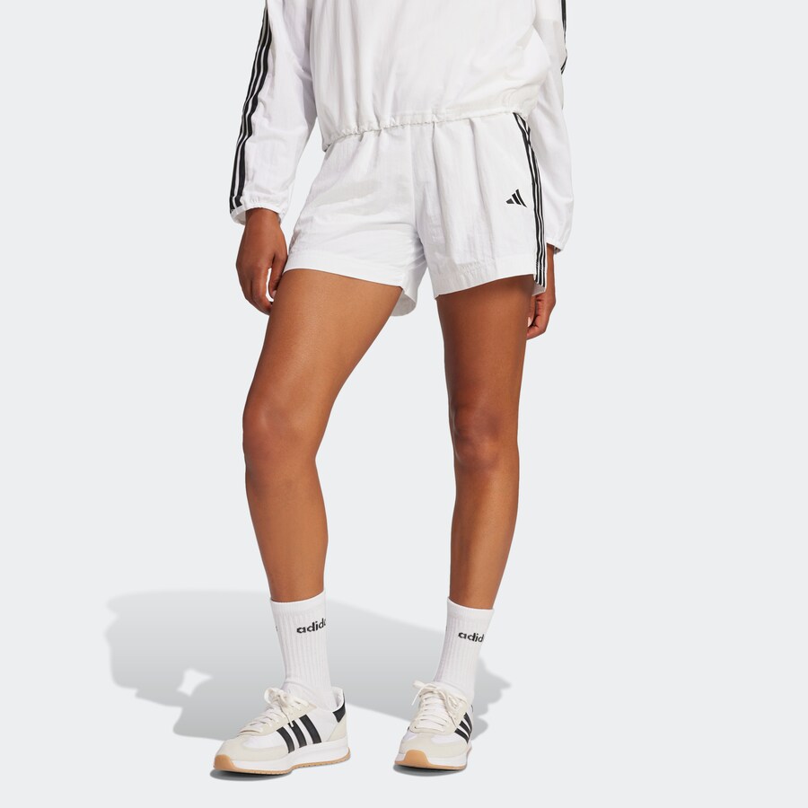 Тренировочные брюки свободного кроя ADIDAS SPORTSWEAR, белый — фото 2