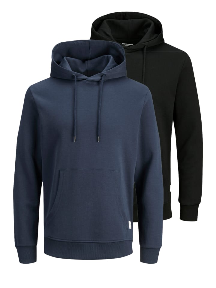 

Толстовка Jack & Jones, цвет schwarz/dunkelblau