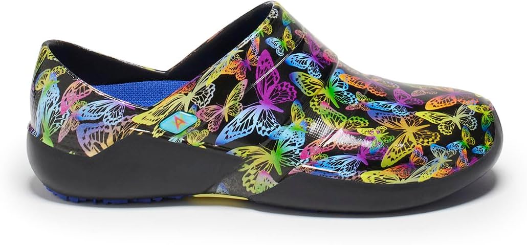 

Кроссовки Anywear Journey для мужчин и женщин, сделанные методом впрыска с EVA, слипоны для сада, обувь для поваров, Brightest Butterfly