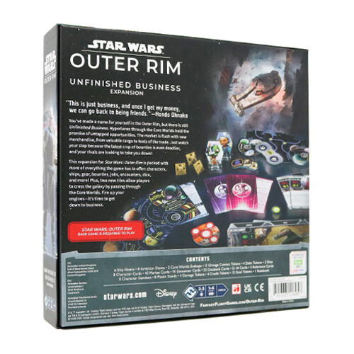 Настольная игра Star Wars: Outer Rim – Unfinished Business Expansion Fantasy Flight Games — фото 3