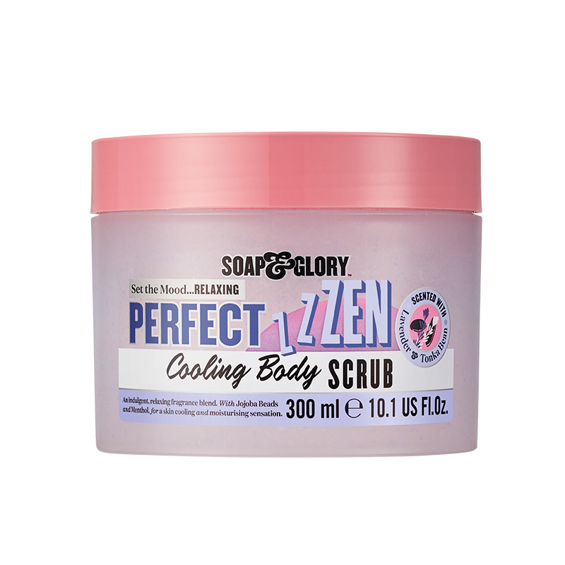 

Охлаждающий скраб для тела tranquil enchantment с ароматом кокосового молока, розы и лаванды SOAP&GLORY