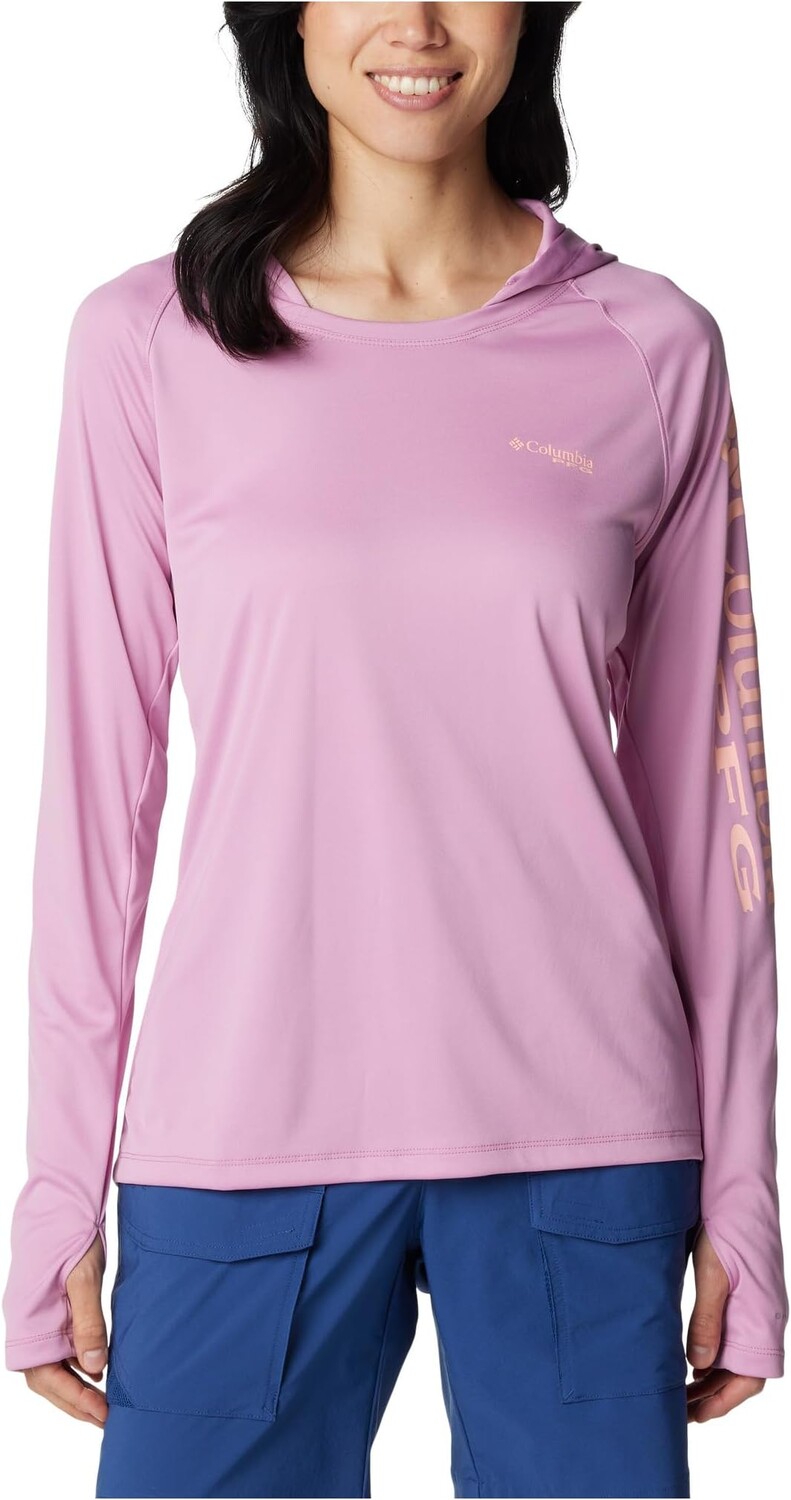 

Худи Columbia Tidal Tee Hoodie, цвет Minuet/Tiki Pink Logo