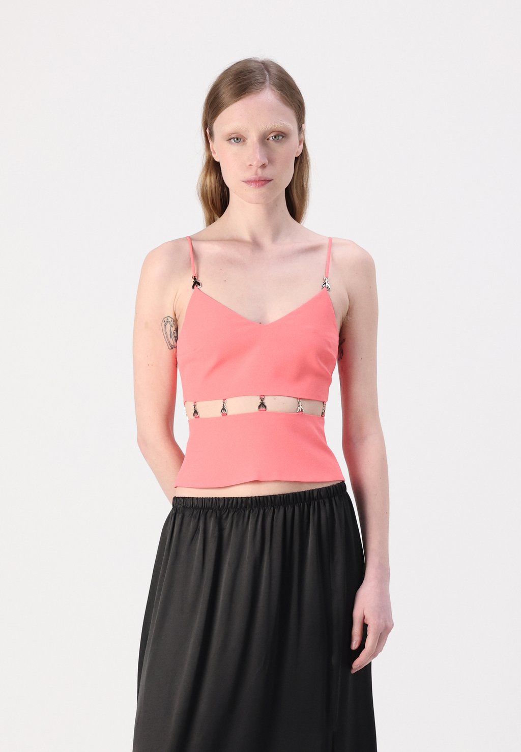 

Топ CAMICIA Patrizia Pepe, коралловый
