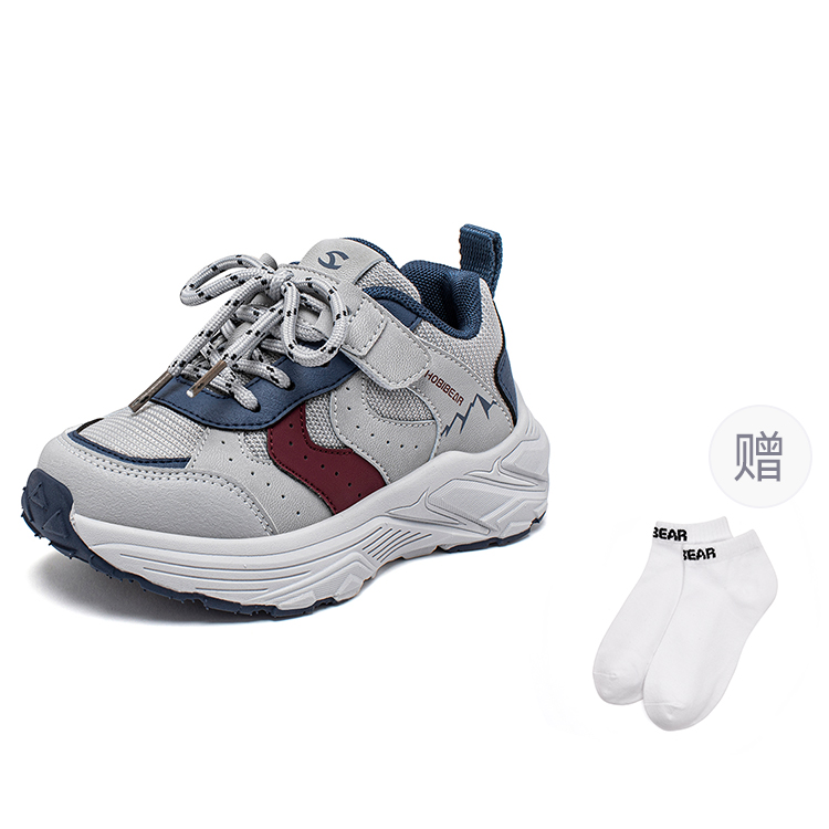 

HOBIBEAR Низкие детские повседневные туфли серо-голубые Kids'