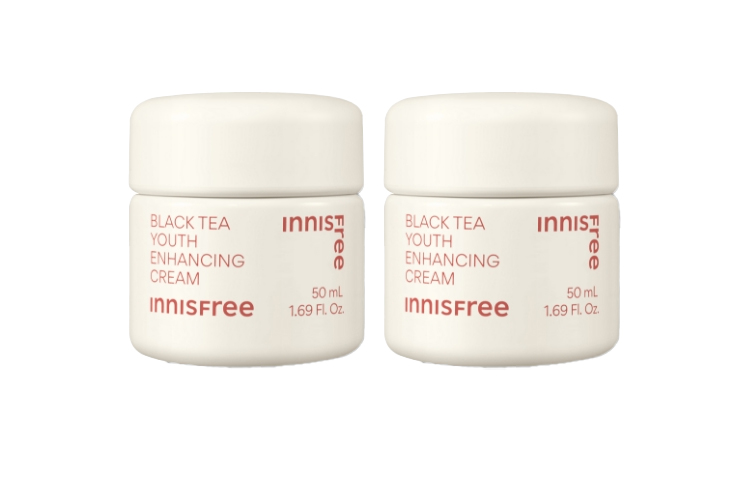 

Innisfree Крем для лица YUESHIFENGYIN Black Tea Youth Revival осветляющий увлажняющий 50мл/50мл*2