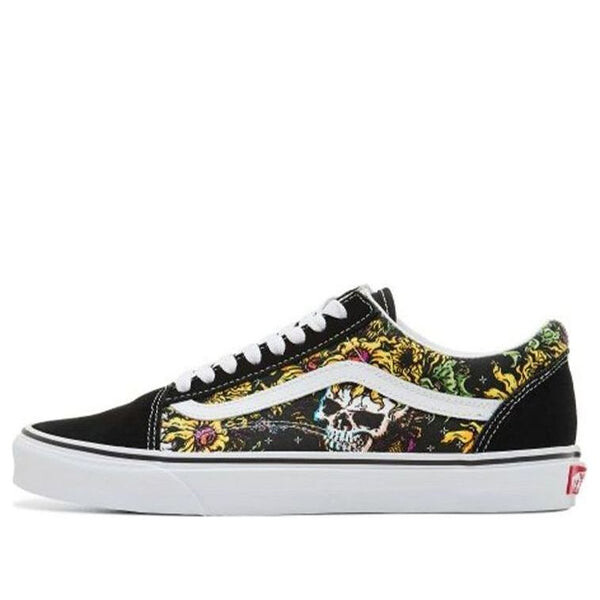 

Кроссовки old skool print black/yellow Vans, черный