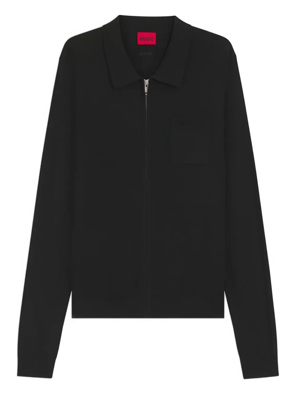 

Рубашка-куртка с воротником поло Hugo, черный