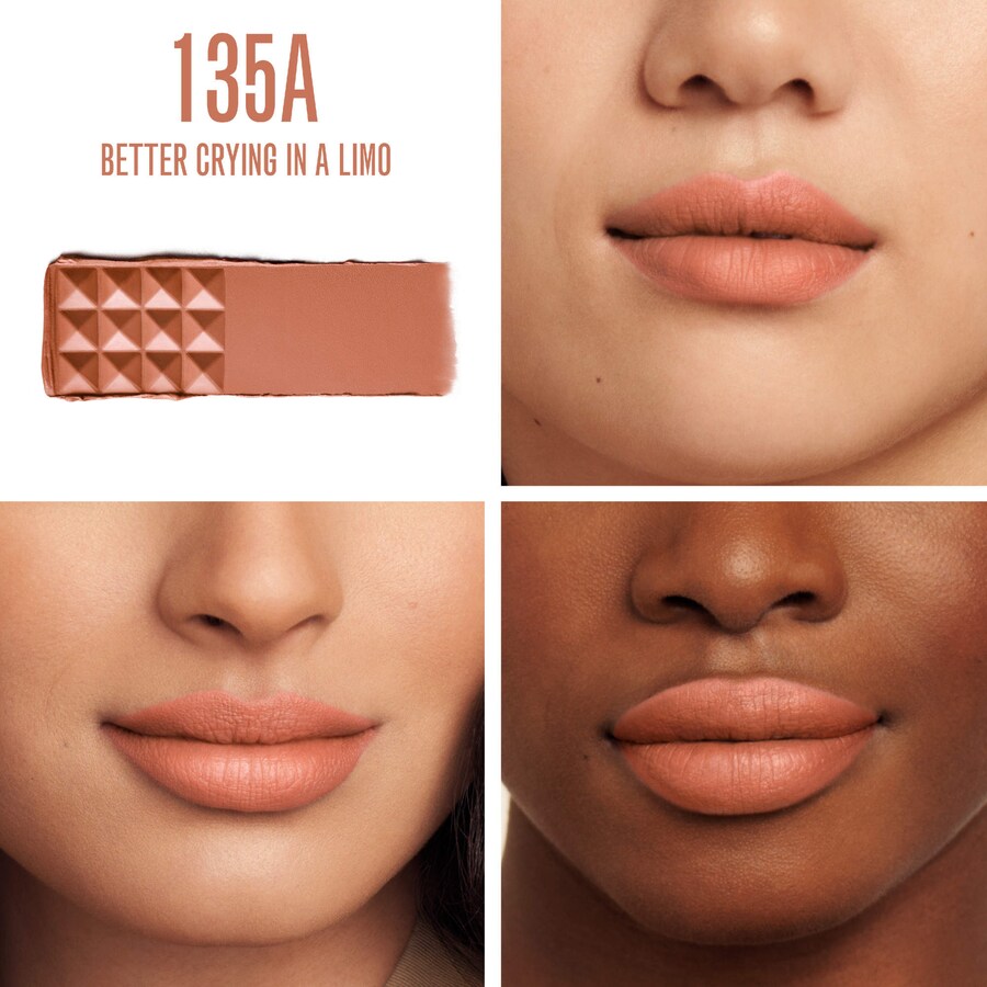 Матовая помада Spike Valentino Buttery Matte Lipstick Valentino, 1.6 oz /28.3 g, 135A- Better Crying In A Limo — фото 2