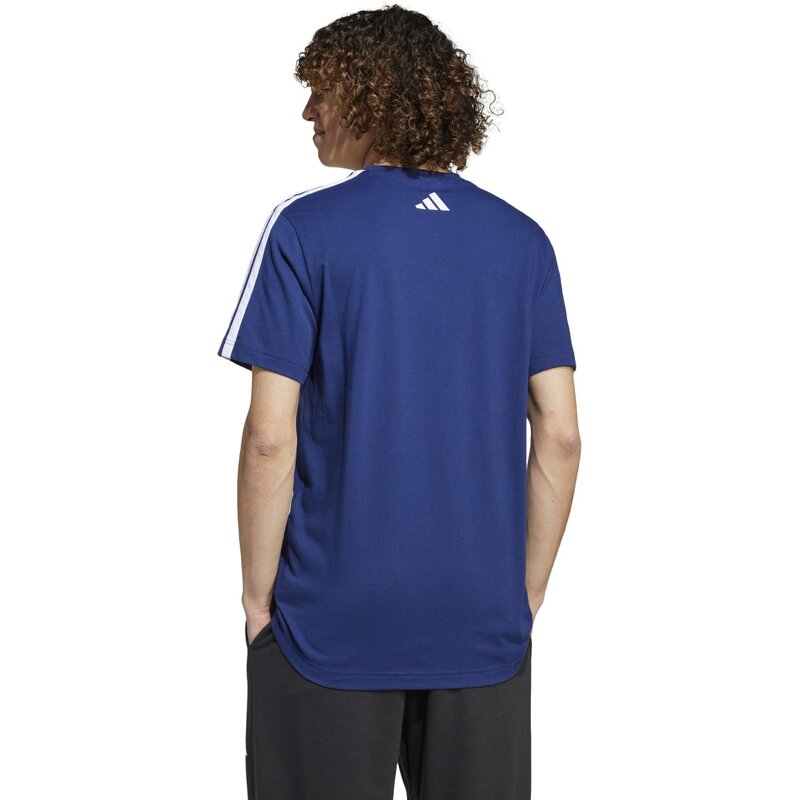 Коды рубашек студенческие линейные графические Adidas, цвет dkblue — фото 3
