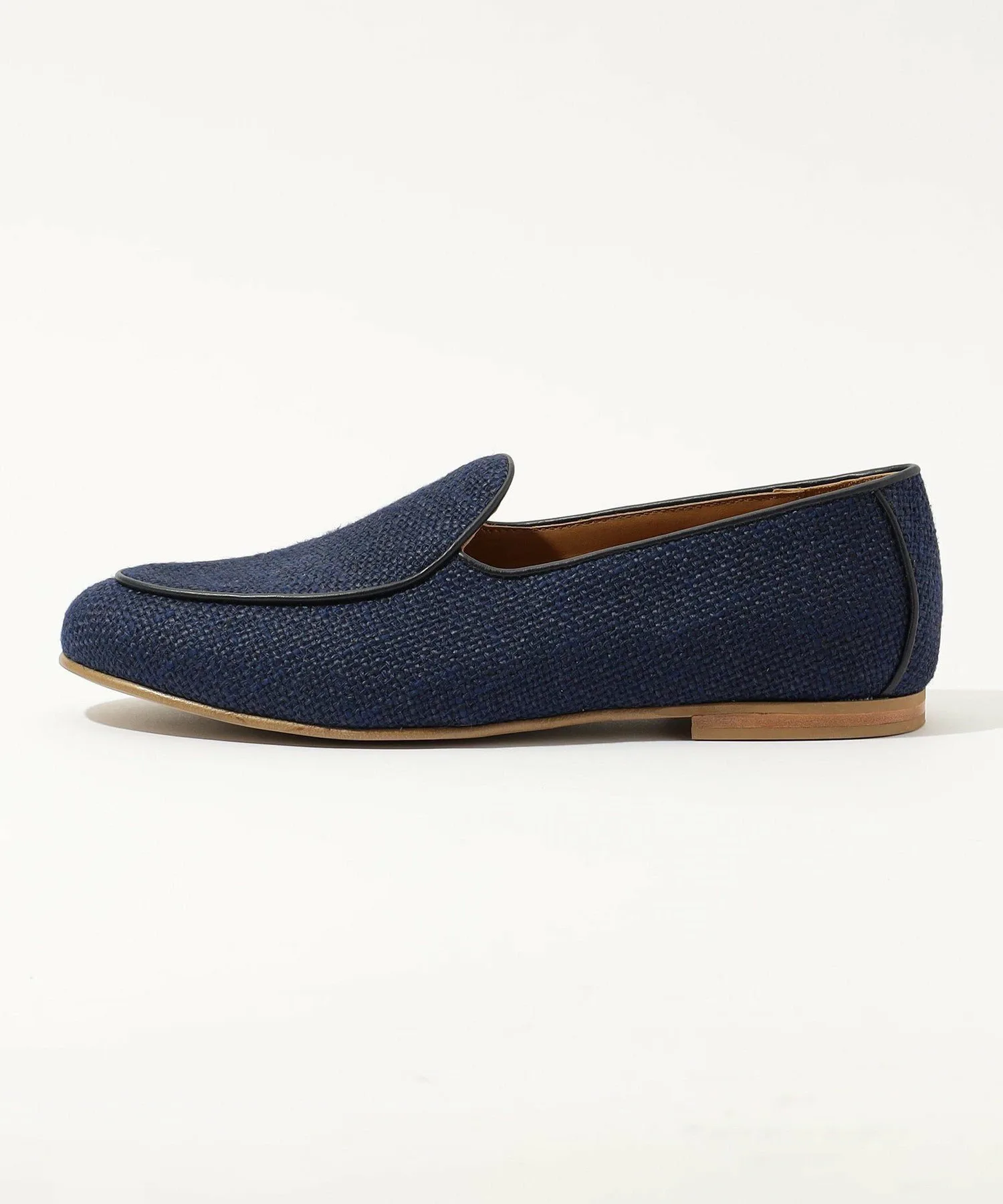 Слипоны SOLOVIERE из рафии Tomorrowland Goods, 69 Navy — фото 3