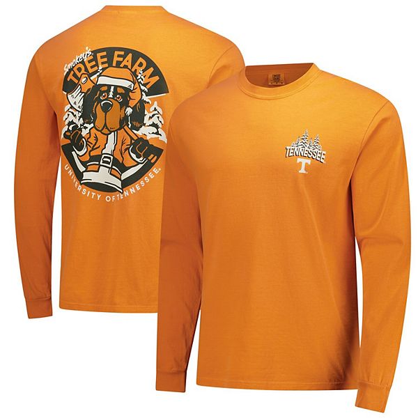 

Мужская футболка с длинным рукавом tennessee orange tennessee volunteers tree farm comfort colors Image One