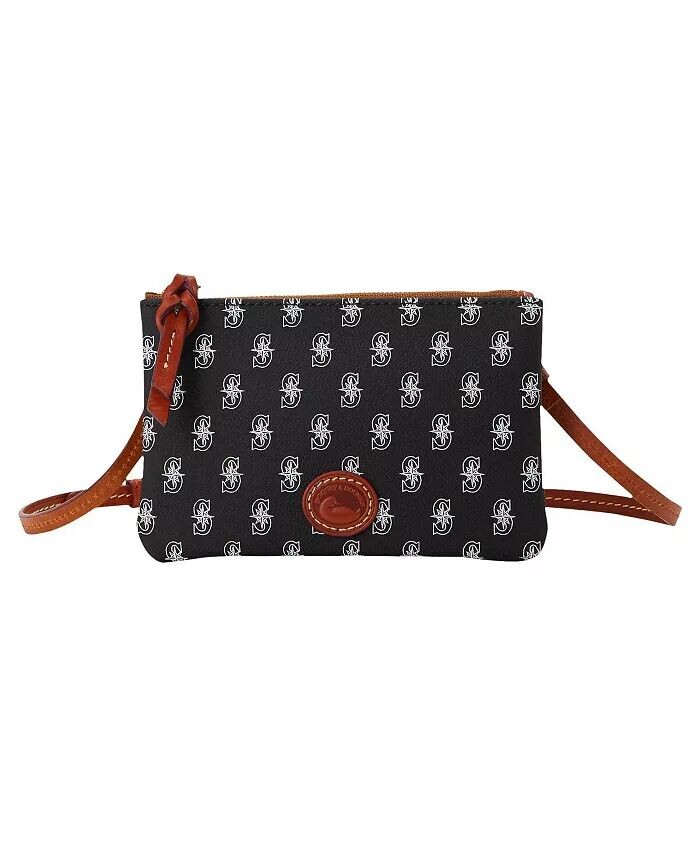 

Кошелек через плечо Seattle Mariners с молнией сверху Dooney & Bourke, белый
