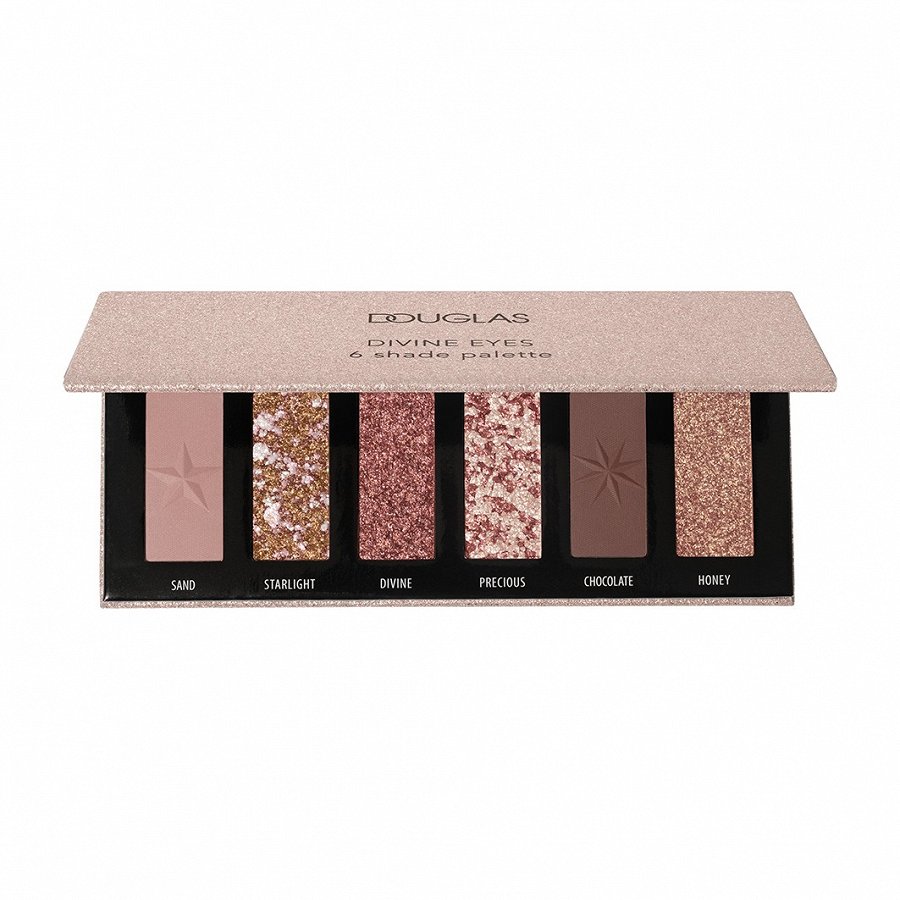 

Палитра теней для век douglas make up - divine eyes 6 shade palette Douglas Collection, количество 1 шт.