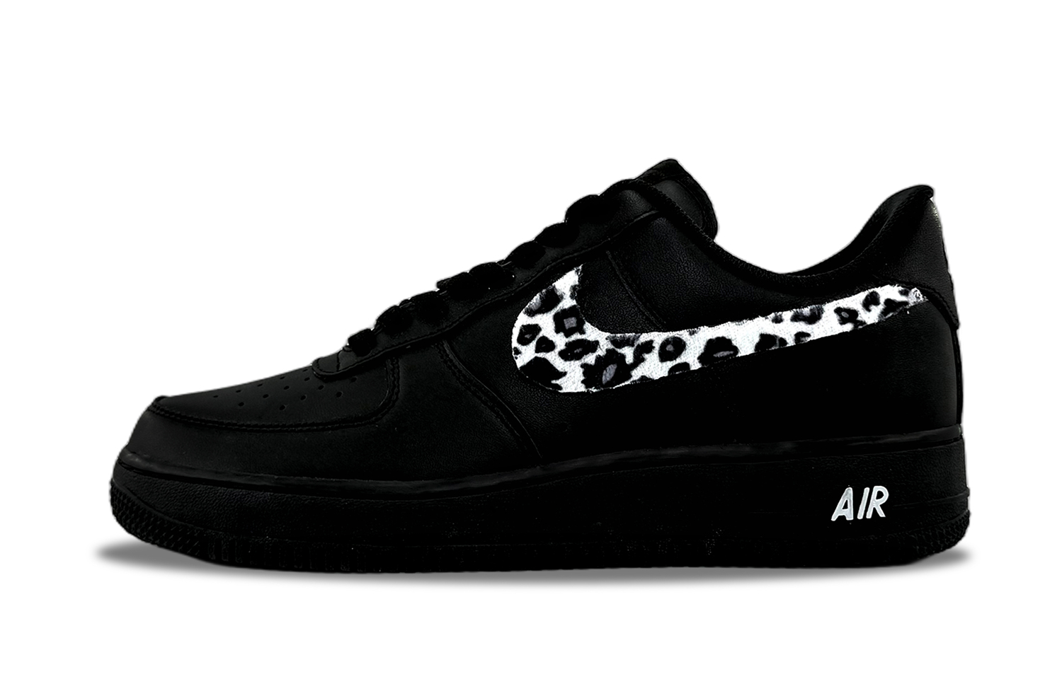 

Nike Кроссовки Air Force 1 с текстурированной поверхностью, износостойкие, низкие, для скейтбординга, унисекс, черный с белыми элементами