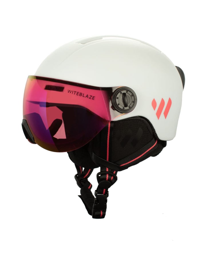 

WITEBLAZE Горнолыжный шлем с визором белого цвета