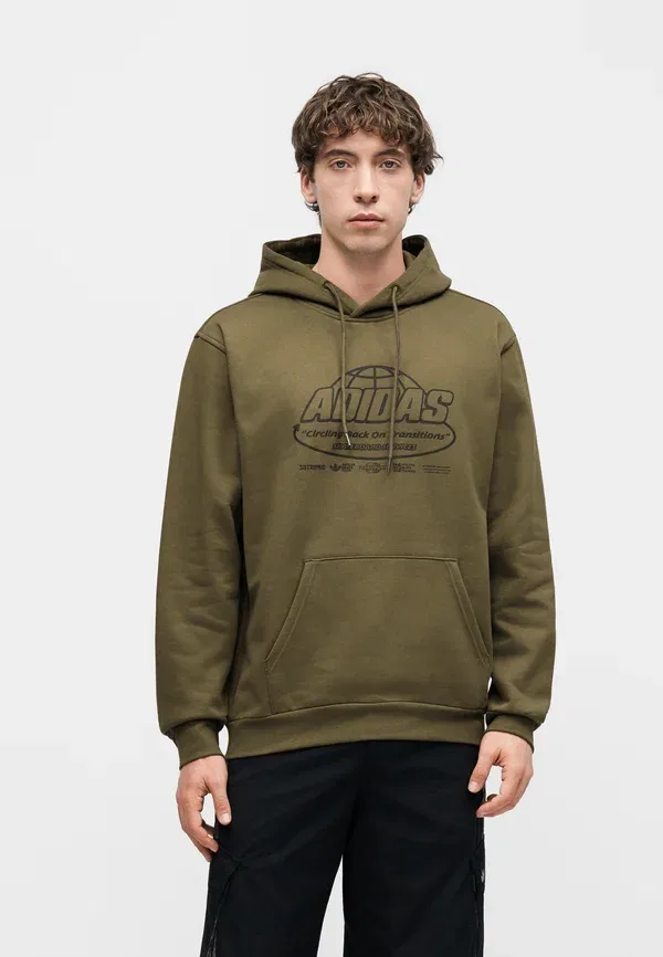 Толстовка Adidas Originals, оливковый страта