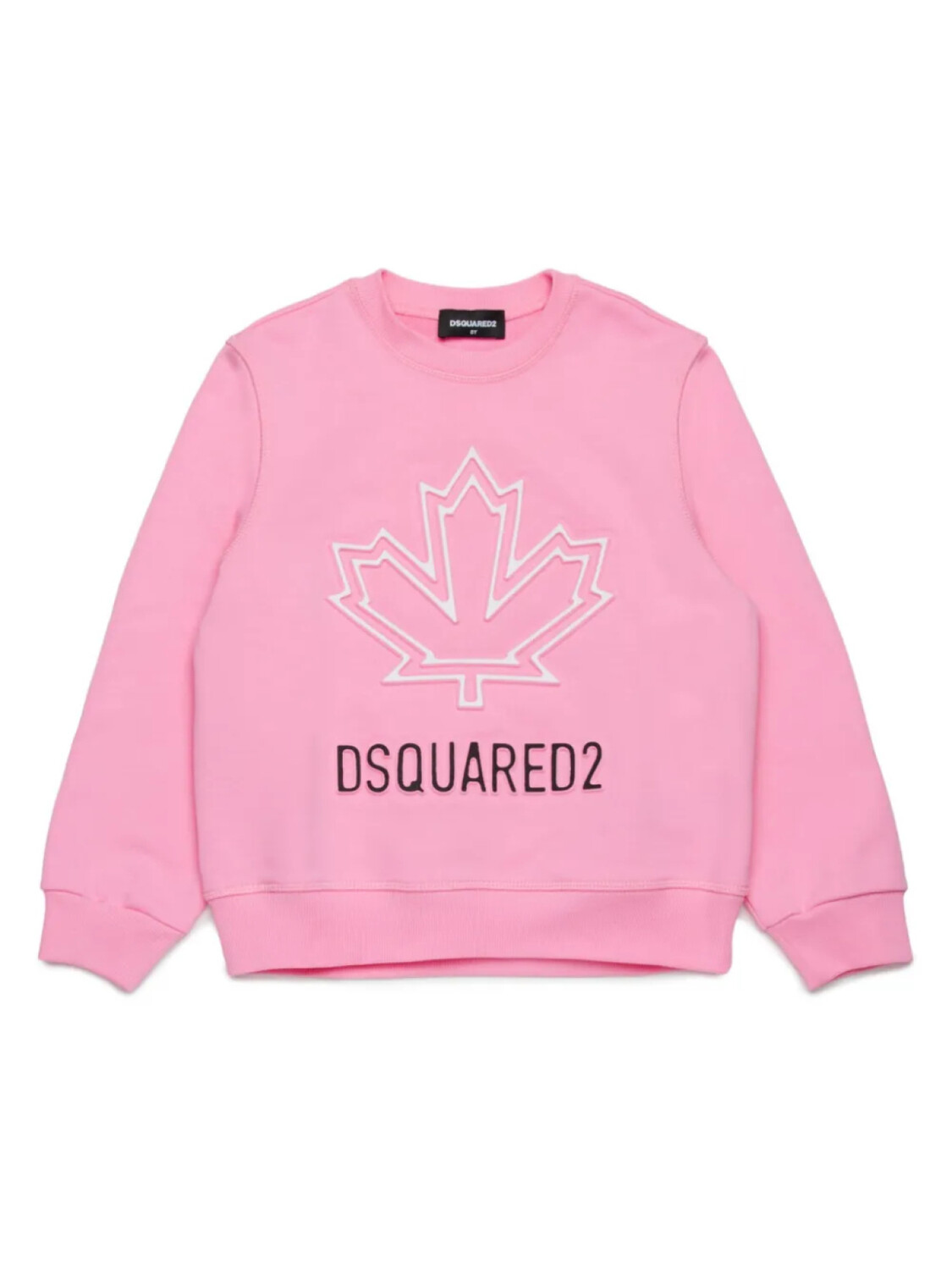 

DSQUARED2 KIDS толстовка с тисненым логотипом, розовый
