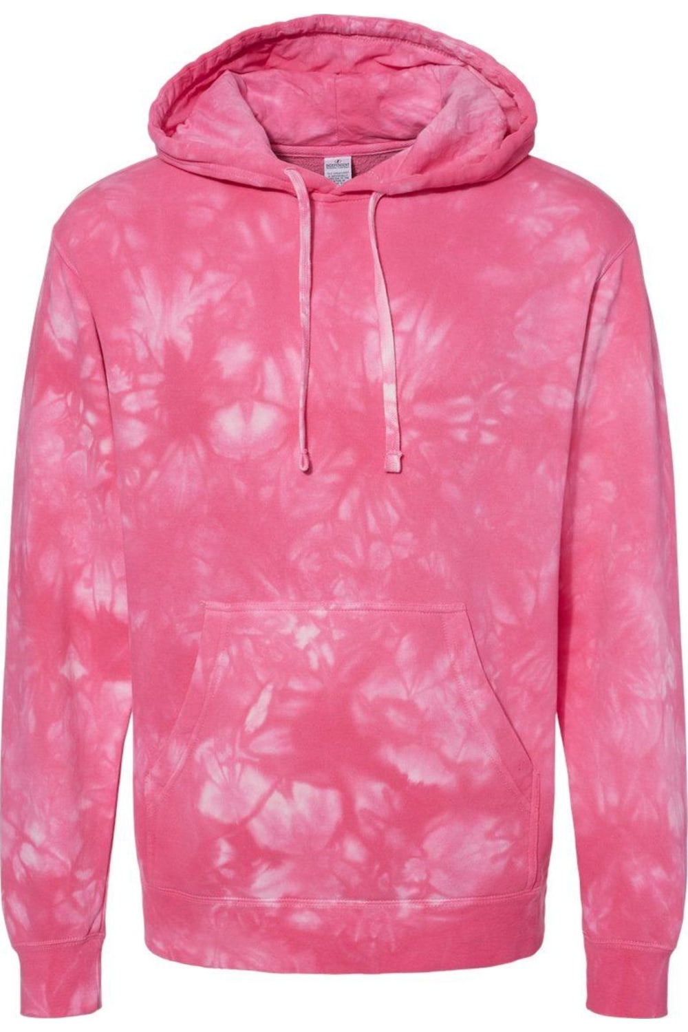 

Independent Trading Co. Толстовка с капюшоном средней плотности с узором «тай-дай», цвет tie dye pink